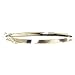 18kt Gold over Sterling Silver Diamond Cut Starbursts Bangle Bracelet