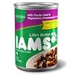 Iams Chunks with Tender Beef & Vegetables Simmered in Gravy Entree