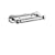 Amber Dog Bone Toilet Roll Holder (Chrome)