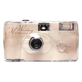 10 Pack Soft Green Wedding Cameras - Matching Table Cards Included - 27 Exposures -... by