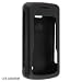 Black RUBBER FEEL SNAP-ON COVER HARD CASE PHONE PROTECTOR for LG Venus VX-8800 VX8800
