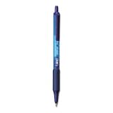 ~:~ BIC CORPORATION ~:~ Soft Feel Retractable Ballpoint Pen, Blue Barrel/Ink, Fine Point, 0.20 mm