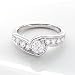 1.50 Carat Round Diamond Engagement Ring in 18ct Solid White Gold
