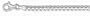 Sterling Silver 10 Inch X 3.5 mm Bismarck Chain Anklet - JewelryWeb