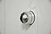 Genexice Chrome Shower Head Holder with Rotate & Lock Power Gel Suction Cup