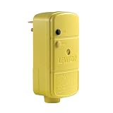 Right-Angle Manual Reset User-Attachable GFCI Plug, 20A, 125V, 6894