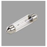 Invizilite 24V 5W Clear Glass Festoon Xenon Lamp Pack: 100 Pack