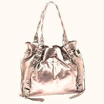 Authentic Elliott Lucca El Signature Large Drawstring - Bronze (Light Golden Metallic) - New