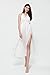Jeasona(TM Women's Deep V-Neck Sexy Long Beach Dress/Swimsuit Cover Up White