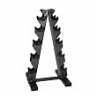 Cap Barbell RK-12B CAP A Type Dumbbell Rack Holds 5 pr Dumbbell (2lb to 25lb)