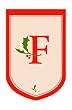 Monogram Holiday Garden Size Flag - F