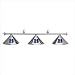 NCAA - Chrome 3-Shade Pool Table Light School: Ohio State