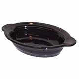 Fiesta 9 Inch by 5 Inch Individual Oval Casserole, Black