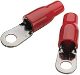 Directed Electronics 63205 1/0-Gauge Ring Terminals (Red)