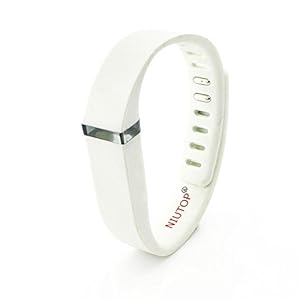 Niutop Fitbit Flex Wristband Wrist Band Bracelet with Clasp Replacement Accessory for Fitbit Flex Activity and Sleep Tracker (White, Small)