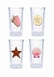 Tervis Tumblers - Shells Assorted - 16 oz Tumbler - set of 4