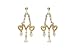 Vermeil Cubic Zirconia Legacy Collection Chandelier Earrings by Crislu, 18