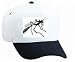 White Cap with waisted, wasp, insect, yellow, thread, jacket