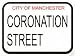1719 EXTRA LARGE 'CORONATION STREET' METAL ADVERTISING WALL SIGN RETRO ART