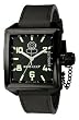 Invicta Signature Black Ionic Square Russian Diver GMT 7189