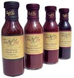 Twisted Vine Gourmet - (Mixed 4 Pack) Cabernet and Herb Grill Marinade, Spicy Zinfandel Barbeque Sauce, Pinot Noir Portabella Peppercorn Finishing Sauce and Chardonnay Chipotle Lime Grill Marinade $27.49