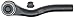 ACDelco Advantage 46A0950A Passenger Side Outer Steering Tie Rod End