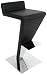 LumiSource Marquee Barstool, Black