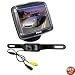 Pyle PLCM36 3.5-Inch Slim TFT LCD Universal Mount Monitor with License Plate Mount Rear-view Night Vision Backup Camera