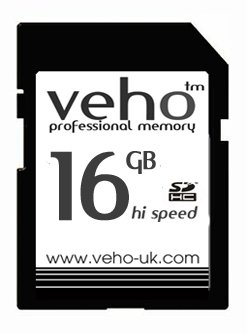 Childrens Toyshop  Electronics : Veho 16GB Secure Digital Card Class 6  - For SDHC Devices only