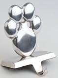 New! Stainless Steel Paw Shaped Stocking Holder