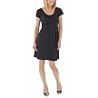 Merona&reg; Ponte Scoop Neck Dress - Ebony