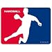 HANDBALL SPIELER Aufkleber Autoaufkleber 3-farbig