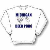 Michigan Beer Pong 4 Sweatshirt