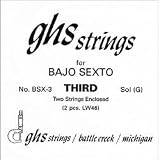 GHS BSX3 Bajo Sexto Single Guitar String - B000RMFFI8