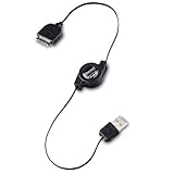 NoiseHush 11084 Retractable USB Charger and Data Sync Cable for Apple iPhon ....