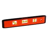 Johnson Structo-Cast 9" Torpedo Level - 3-Vial - V-Groove - Made in USA