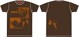 MARS16×うる星やつら「Last Page」Tシャツ(ブラウン)