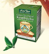 Yogi Tea Green Tea Decaf Kombucha - 16 Bags (1 Case) by Yogi Tea