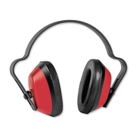 Brand New. JSP Economuff Ear Defender Durable Polystyrene 23dB SNR Red and Black Ref AEA020-010-600