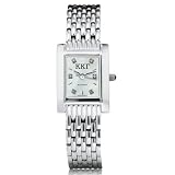 Kappa Kappa Gamma Women's Mother of Pearl Quad Watch with Diamond Dial & Bracelet