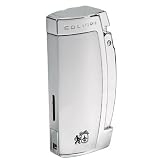 Colibri Enterprise Triple Torch Lighter w/ Punch Silver