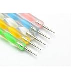 5 X 2 Way Marbleizing Dotting Pen Set for Nail Art Manicure Pedicure