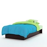 South Shore Libra Collection Twin 39-inch Platform Bed, Chocolate