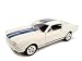 1966 SHELBY MUSTANG GT-350 WHITE 1:18 DIECAST MODEL