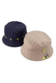 2 Pack Pure Cotton Pull On Sun Hats
