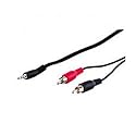 5.0m 2x Cinch Stecker auf 3.5mm stereo Stecker