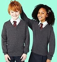Unisex Wool Blend V-Neck Knitted Jumper