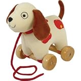 Plush Puppy Pull Toy 7"