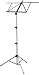 Tour Grade Deluxe Folding Music Stand, Black