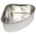Better Houseware 726 Corner Sink Strainer, Stainless